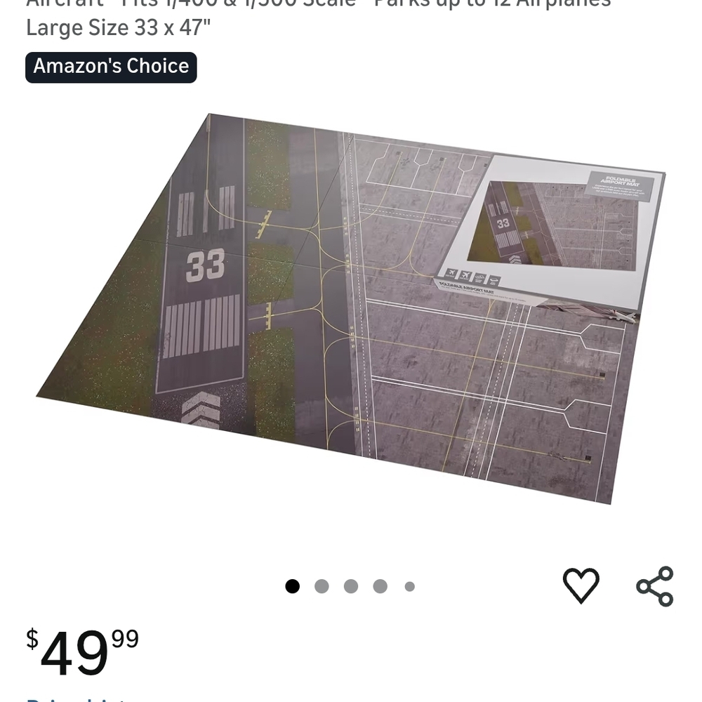 Large Aircraft Play Mat